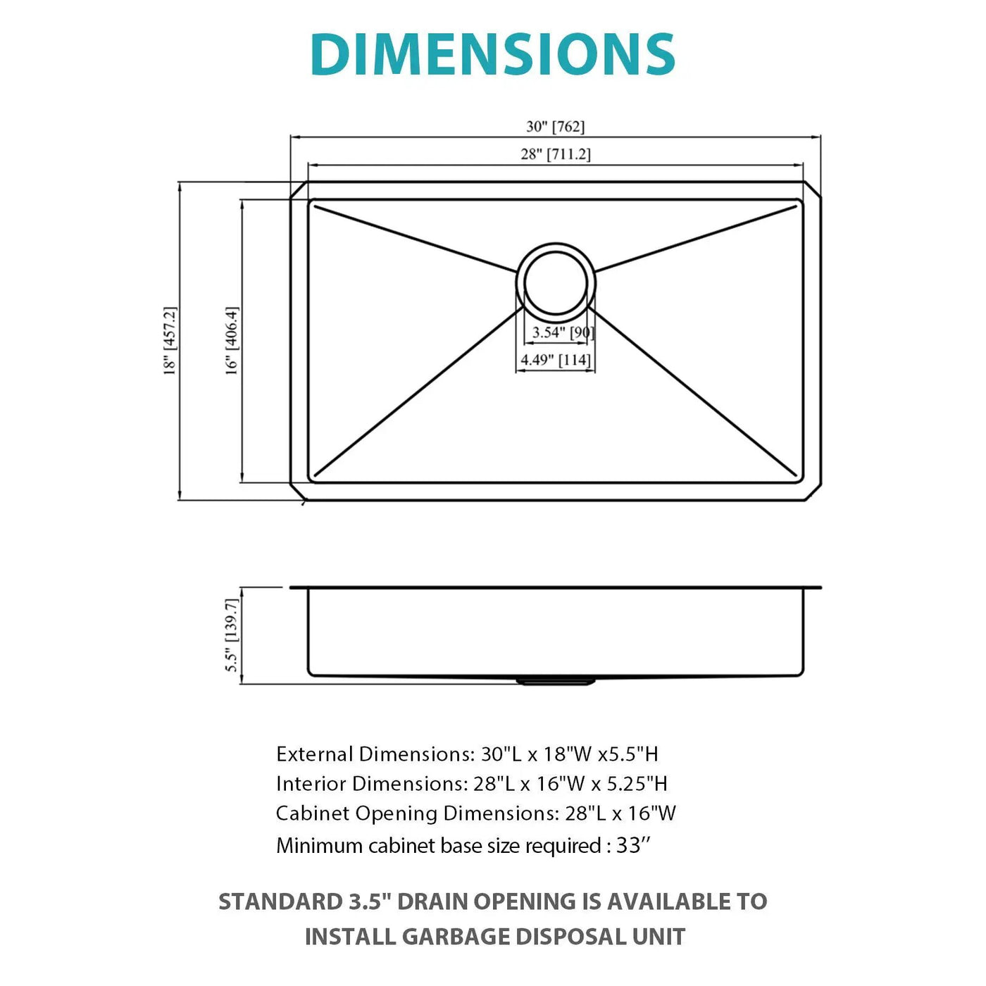 Undermount Sink Low Depth Single Bowl by HouseOfZazla