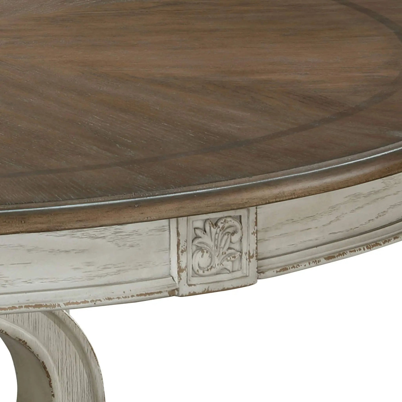 Elegant Dining Set Round Table And Side Chairs by Unique Piece Furniture