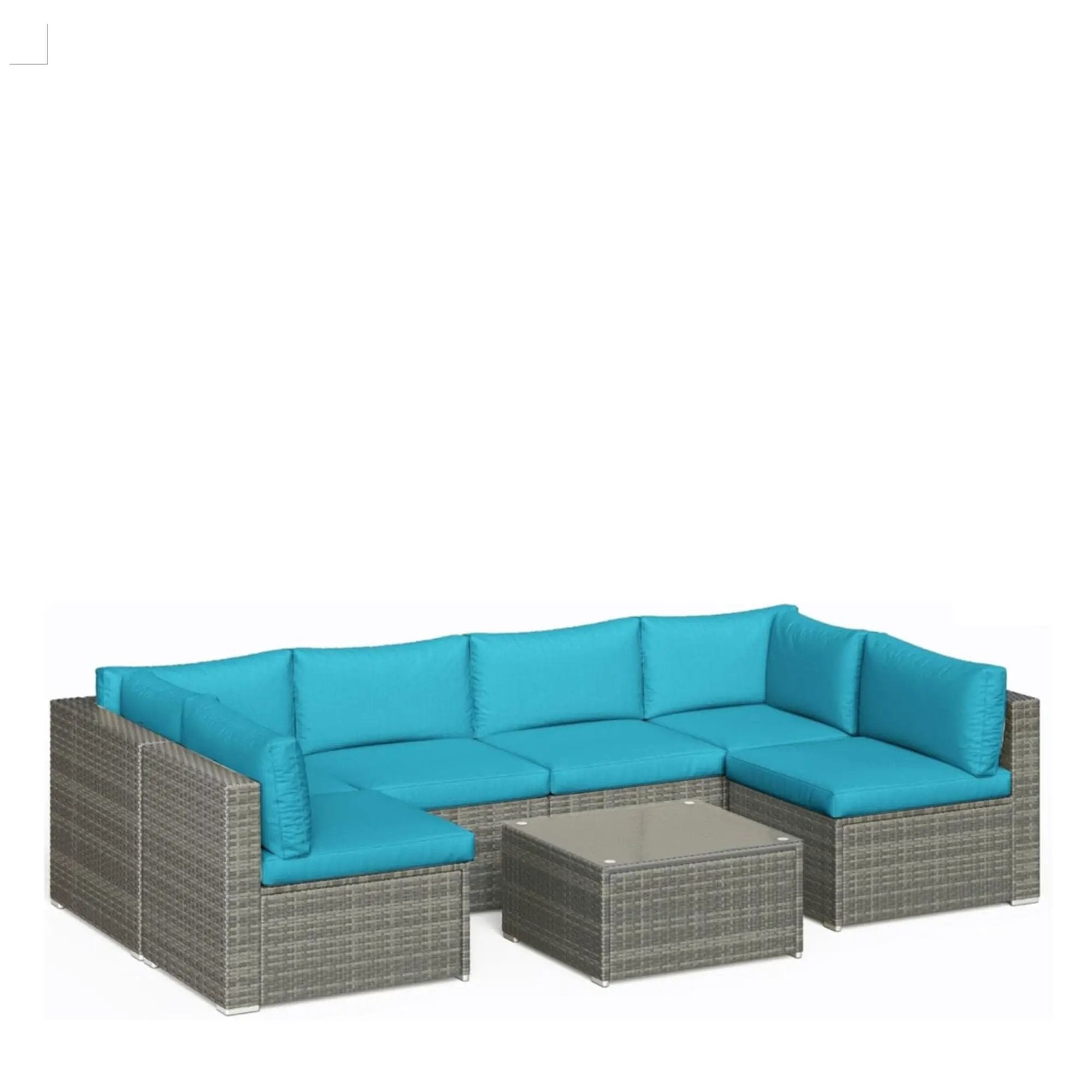 Modern Patio Set With Coffee Table by HouseOfZazla