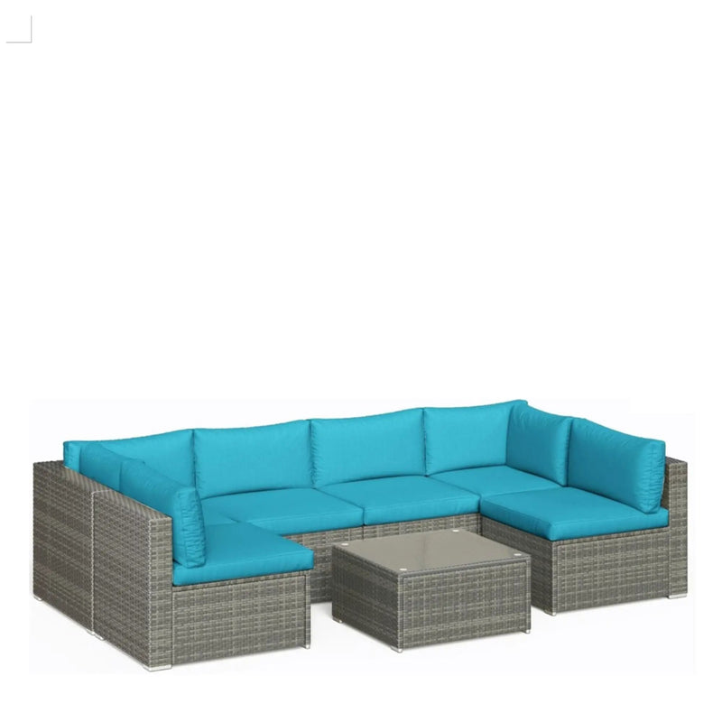 Modern Patio Set With Coffee Table by HouseOfZazla
