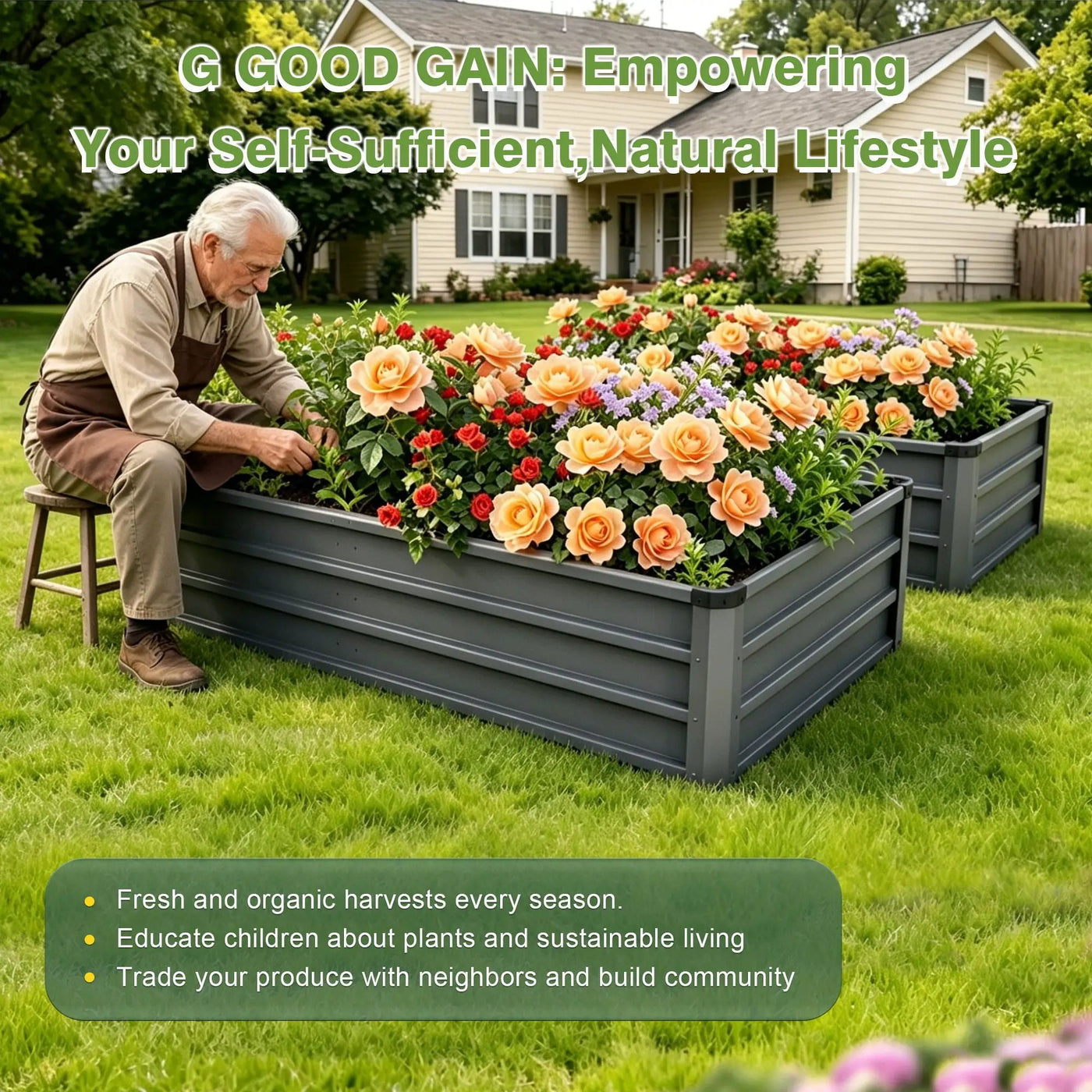 Large Garden Bed For Outdoor by HouseOfZazla
