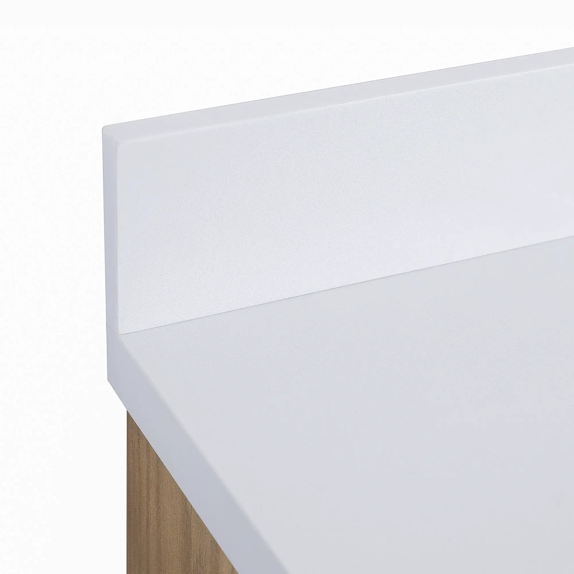 Fully Assembled 60'' Light Coffee Single Sink Bathroom Vanity by HouseOfZazla