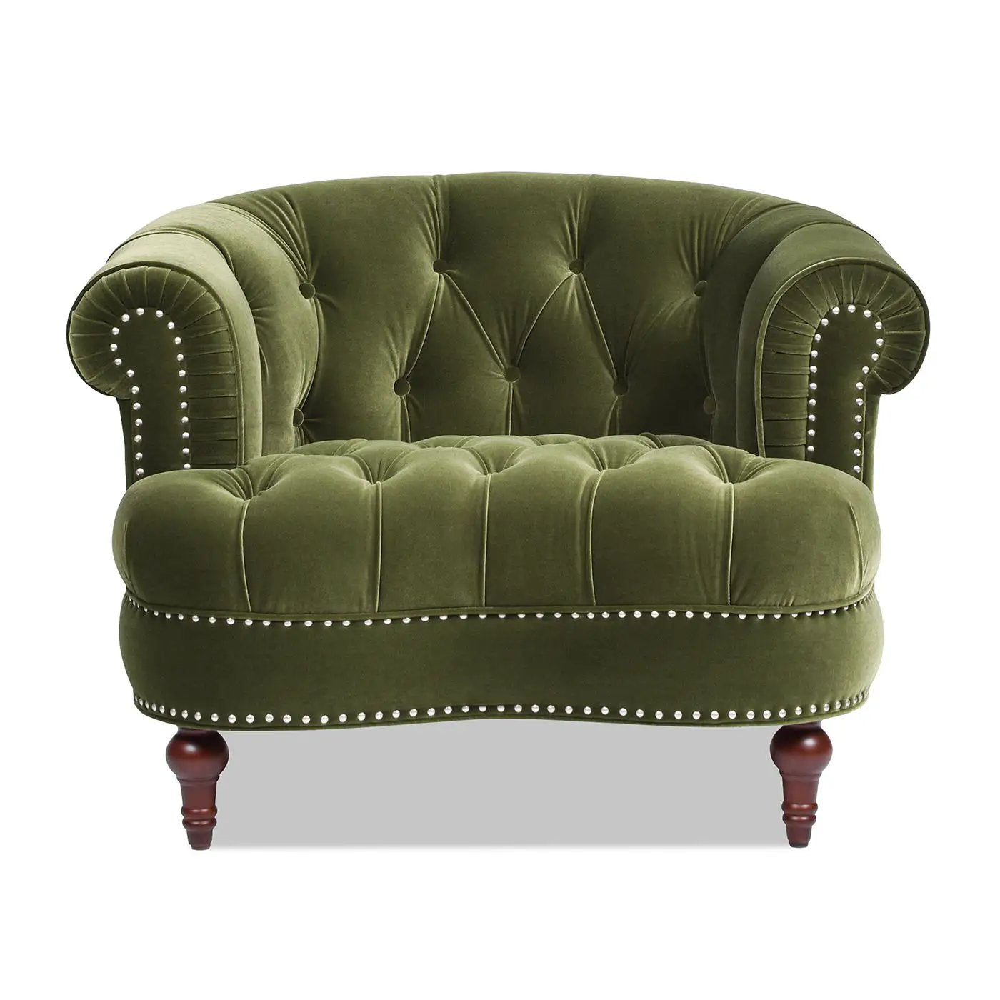 La Rosa - Victorian Tufted Upholstered Accent Chair by HouseOfZazla