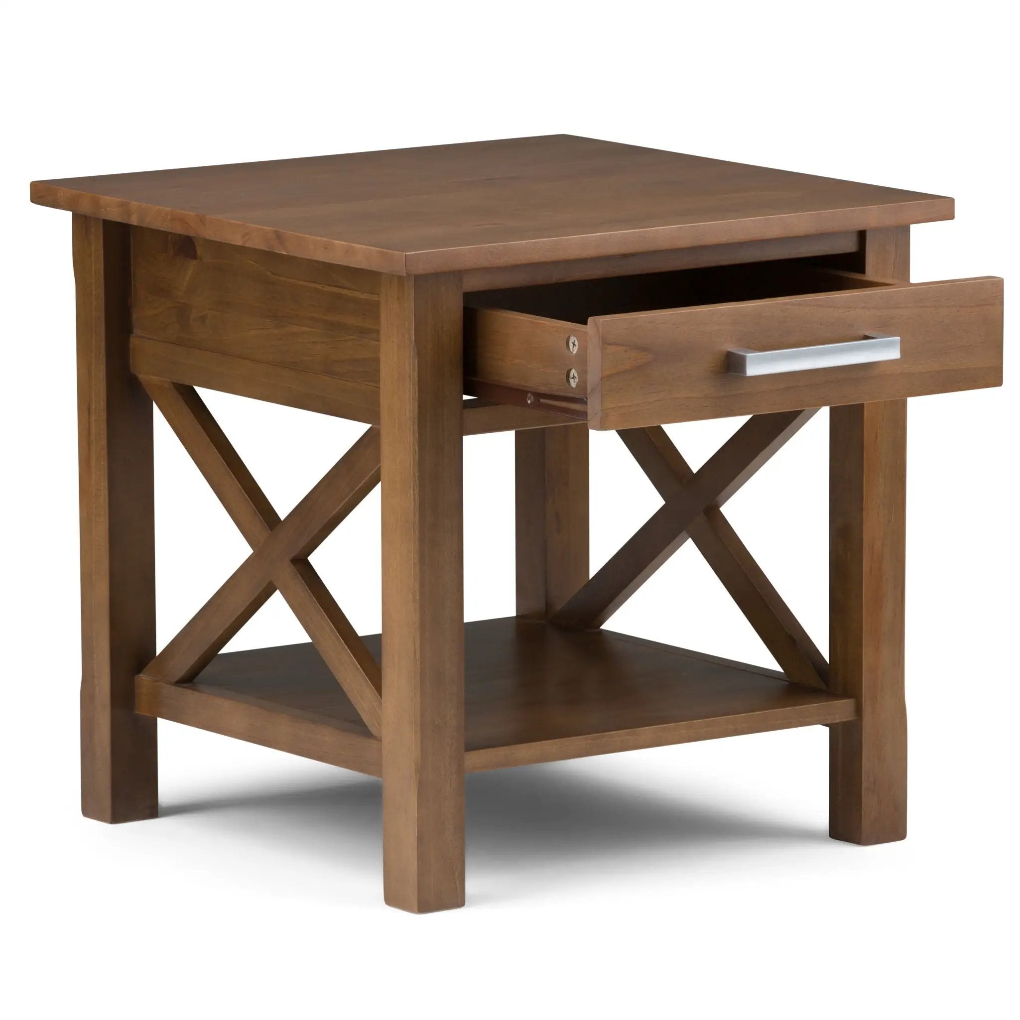 Kitchener - End Table - Medium Saddle Brown by HouseOfZazla