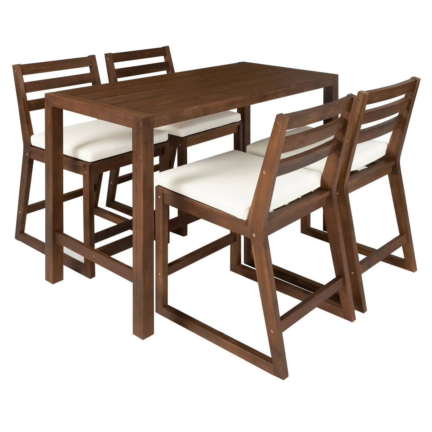 Patio Bar Set With Ergonomic Chairs by HouseOfZazla