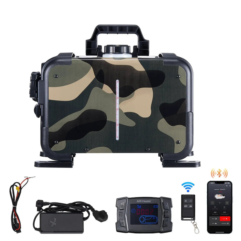Diesel Air Heater 8KW 12V/24V Bluetooth APP Remote Control by HouseOfZazla