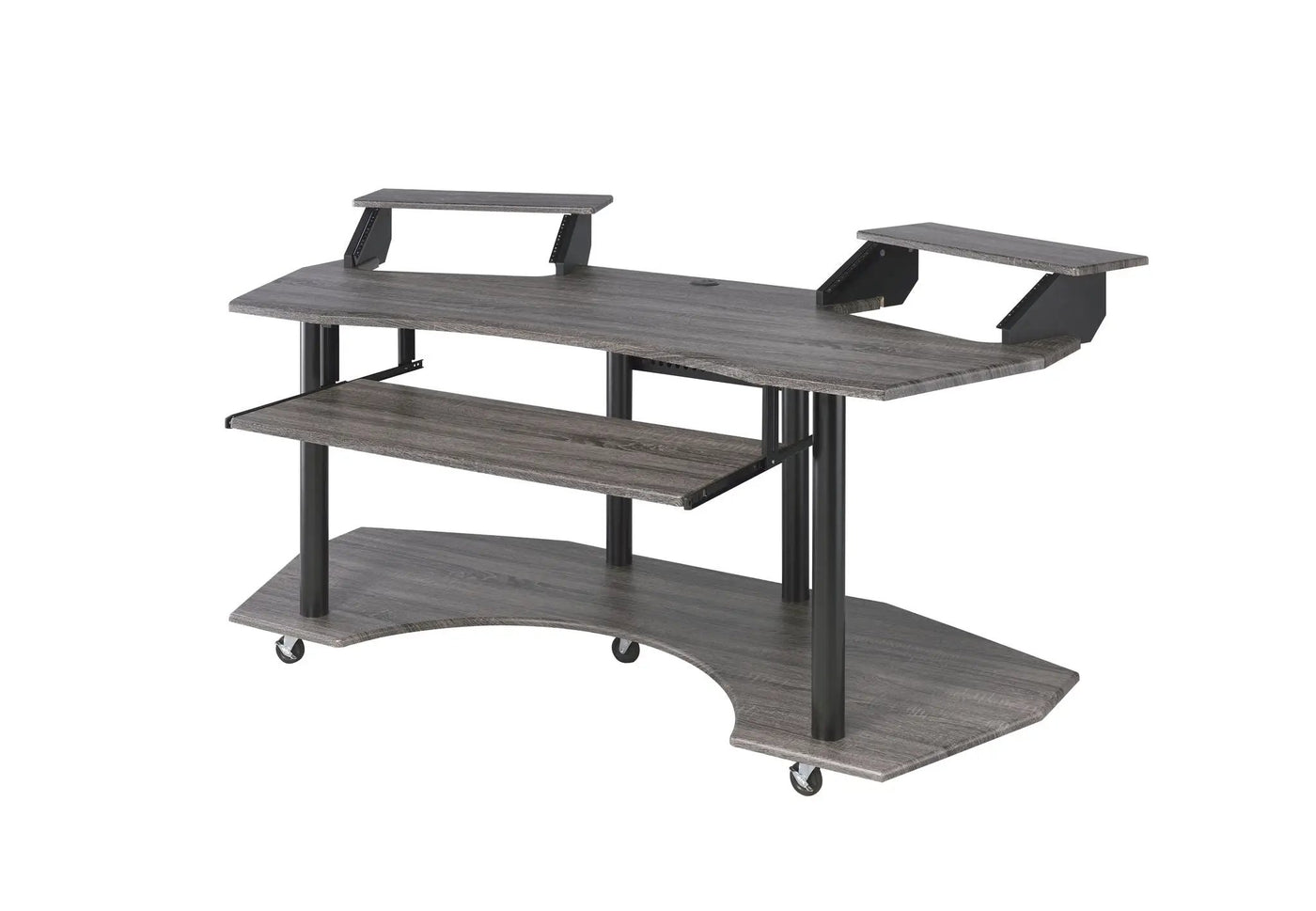Eleazar Music Recording Studio Desk Wood by HouseOfZazla