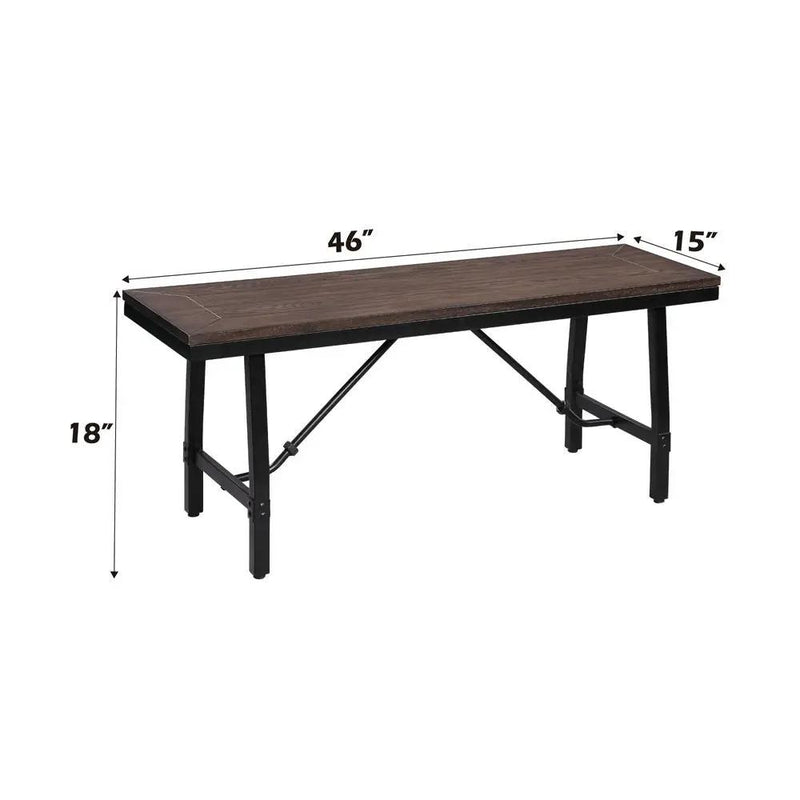 Mariatu - Bench - Oak & Black by Unique Piece Furniture