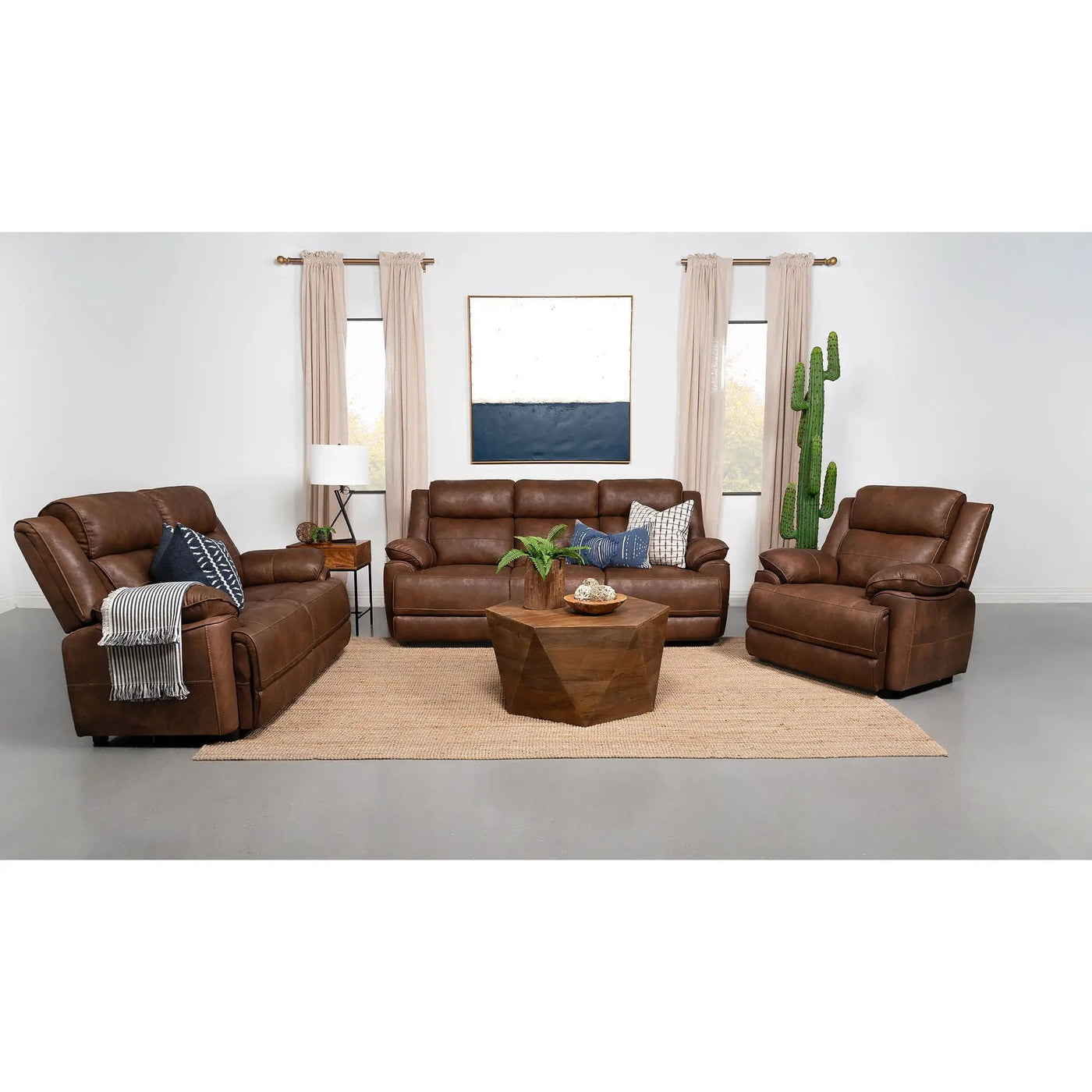 Worthington - Upholstered Sofa Set by HouseOfZazla