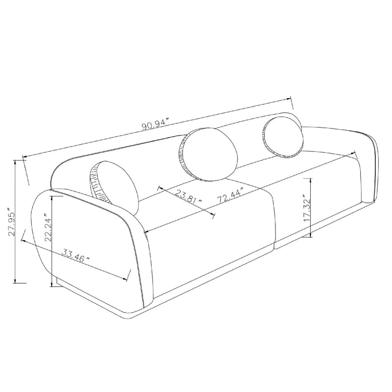 Modern Seater Sofa by HouseOfZazla