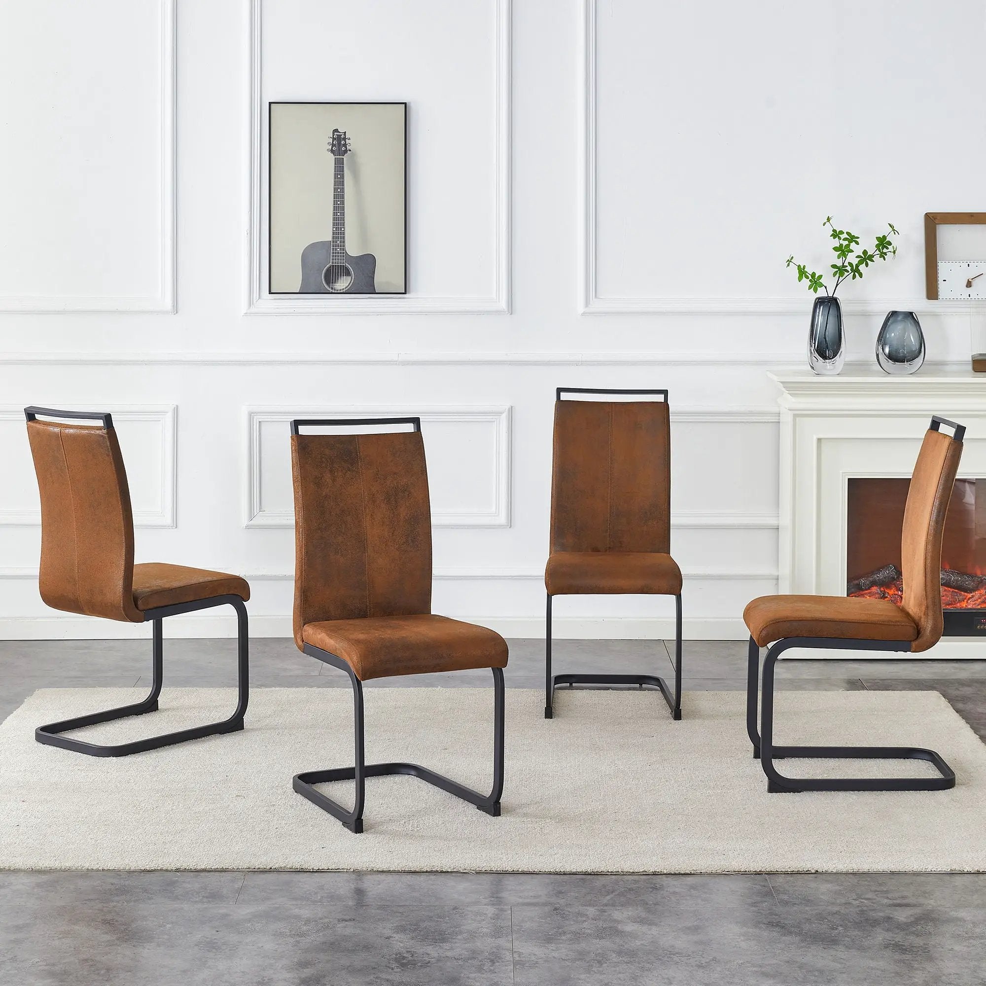Dining Chairs With Ergonomic Backrest by Unique Piece Furniture