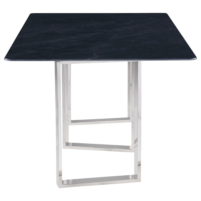 Desden 79-inch Rectangular Sintered Stone Dining Table Grey by Unique Piece Furniture