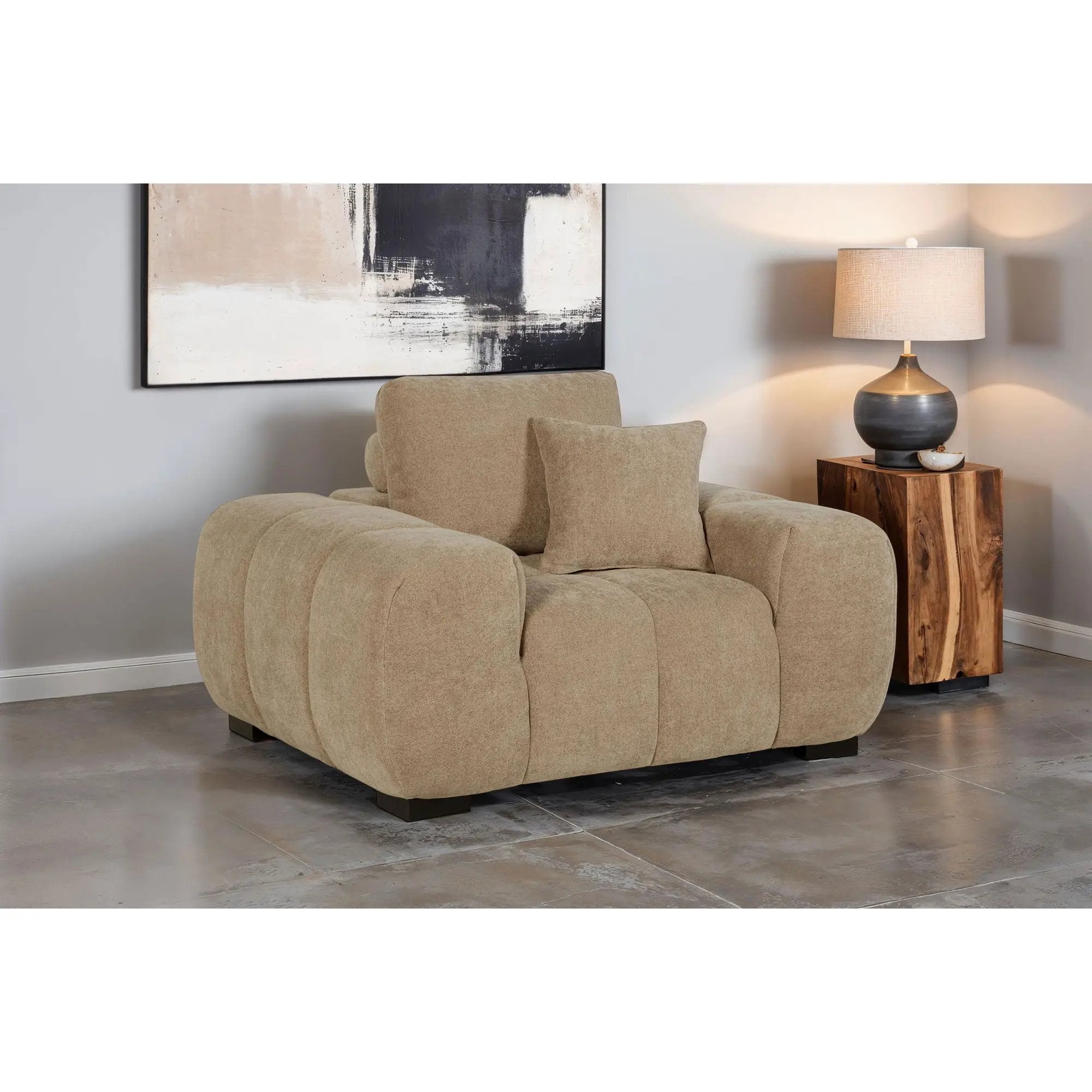 Plather - Track Arm Accent Chair by HouseOfZazla