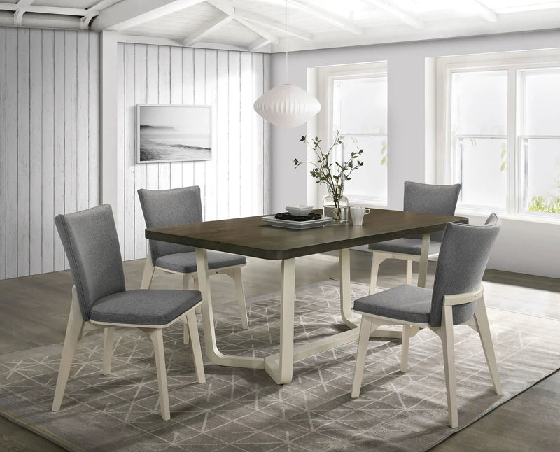 Biloxi 5-piece 71-inch Rectangular Dining Set Greyish Brown by Unique Piece Furniture