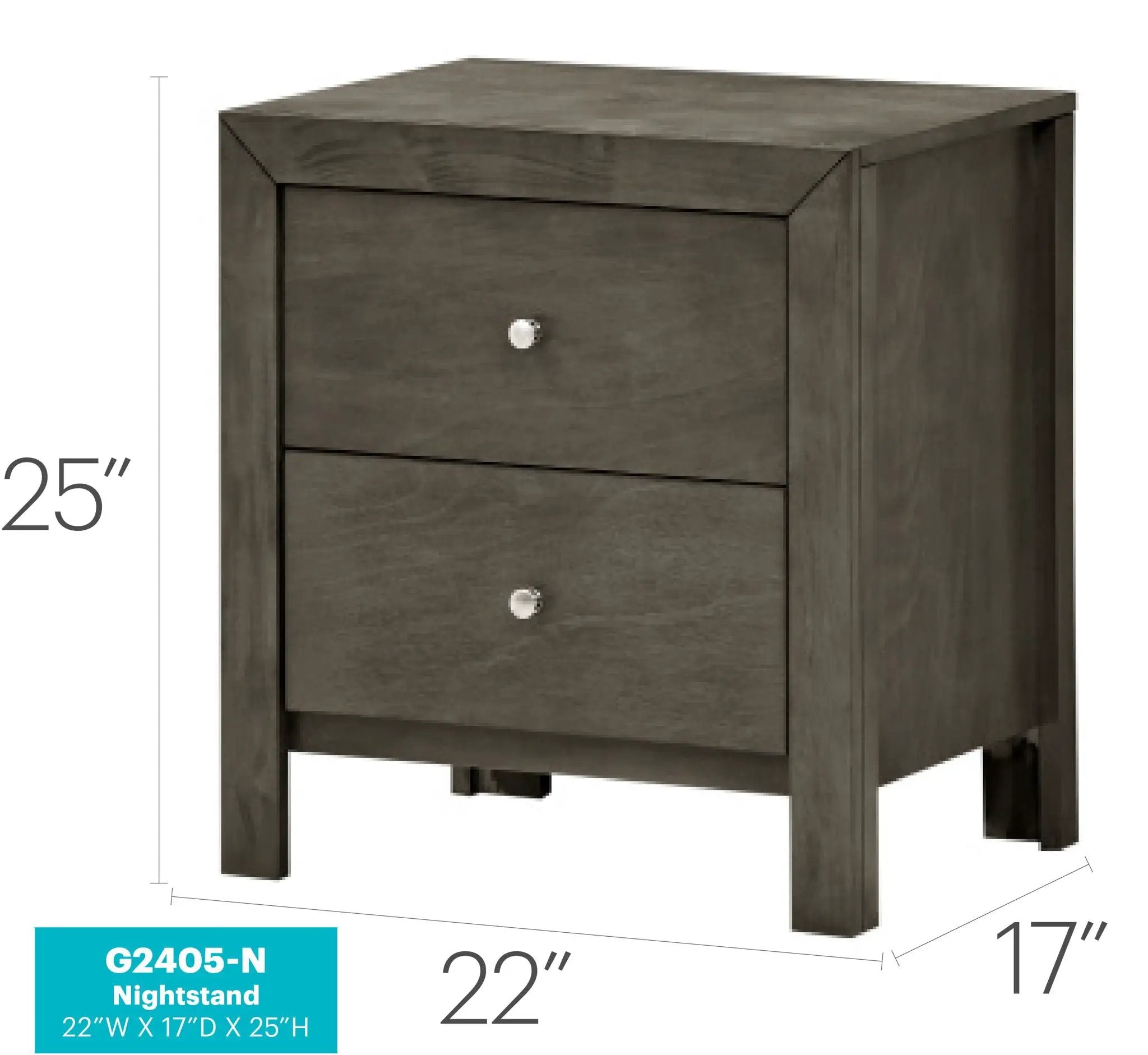 Charming Nightstand With Drawers by Unique Piece Furniture