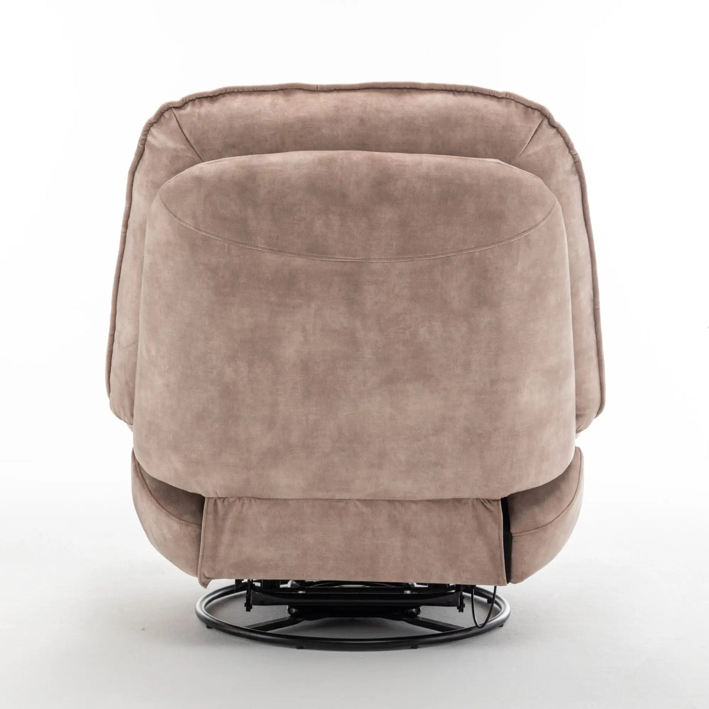 Modern Swivel Gliding Recliner Chair With Rocking Function And Phone Holder, Large Comfortable by HouseOfZazla