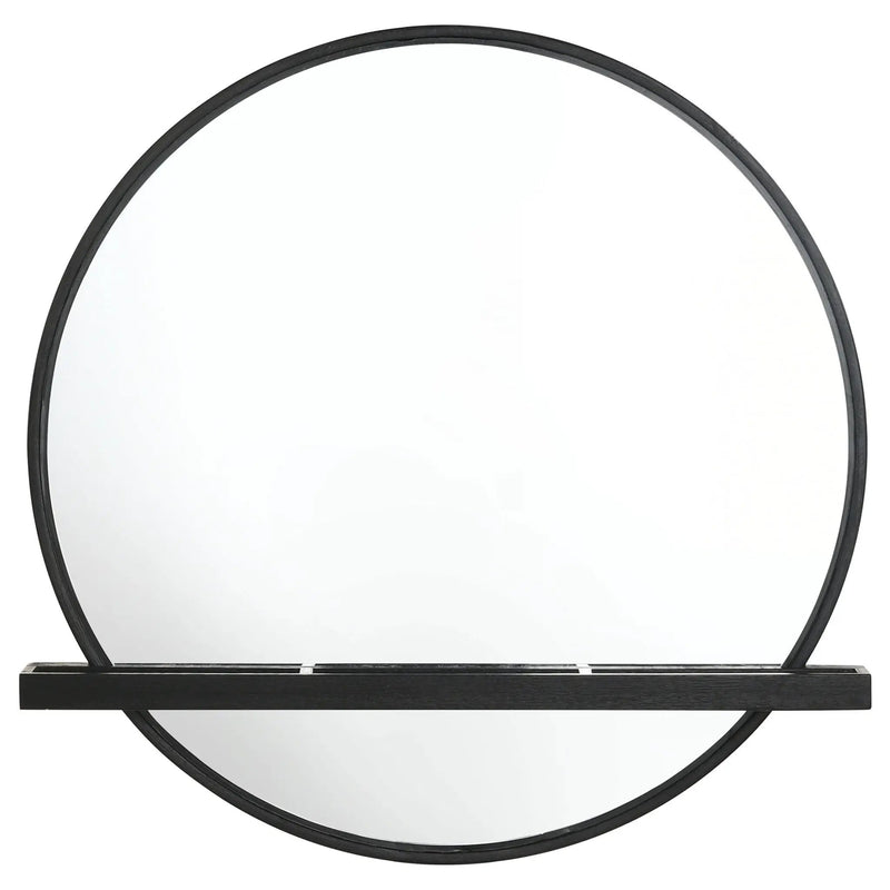 Arini 2-piece Makeup Vanity Table and Mirror Set Black by Unique Piece Furniture