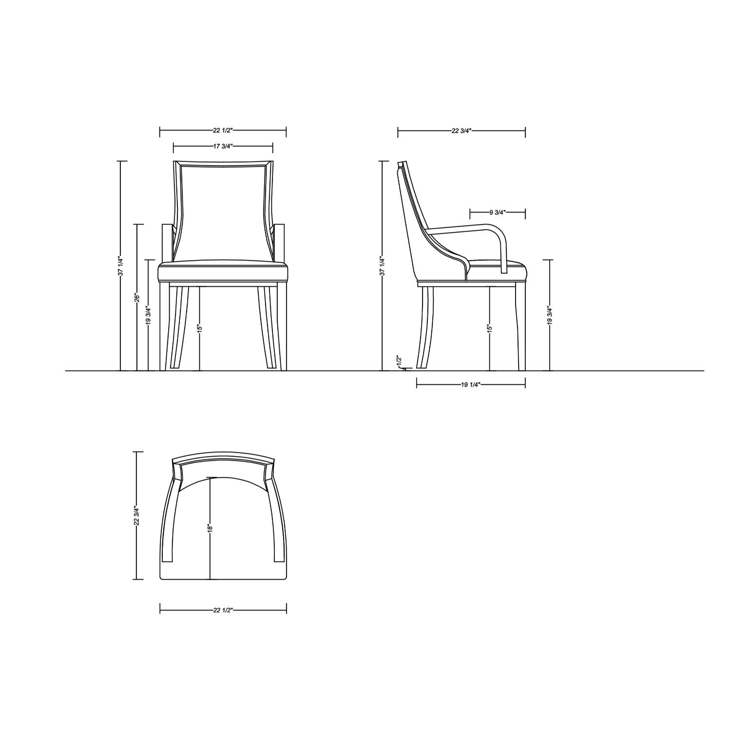 Grand - Armchair - Light Gray by HouseOfZazla