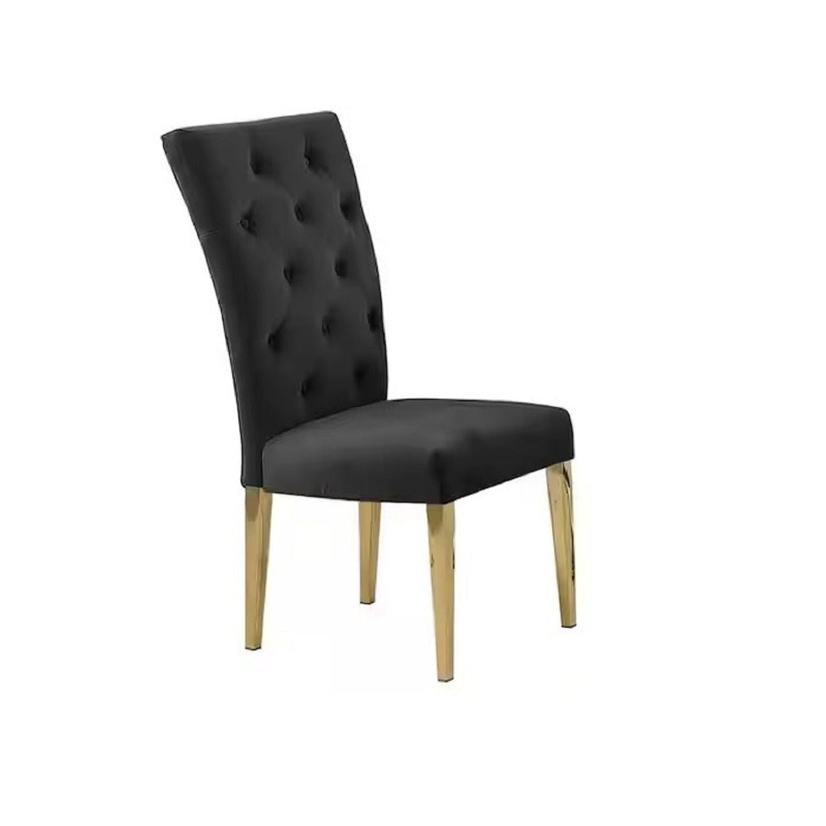 Modern Upholstered Dining Chair Set with Tufted Back - Multiple Colors, photo 15 of 18