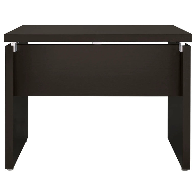 Ulloa - L Shape Desk With Mobile File Cabinet - Cappuccino