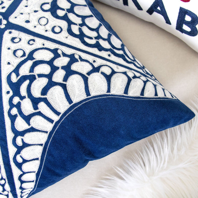 Seastar Starfish Pillow Cover - Indigo by HouseOfZazla