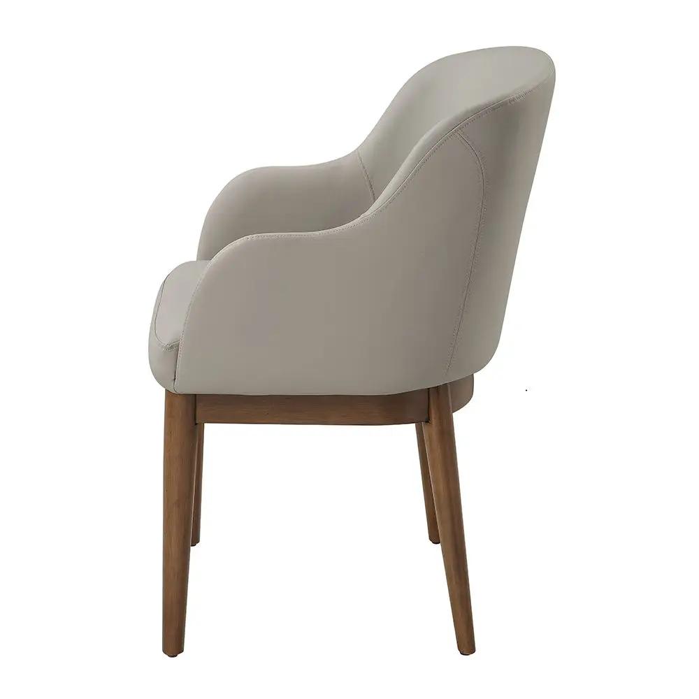Harvey - Side Chair (Set of 2) - Synthetic Leather & Walnut by Unique Piece Furniture