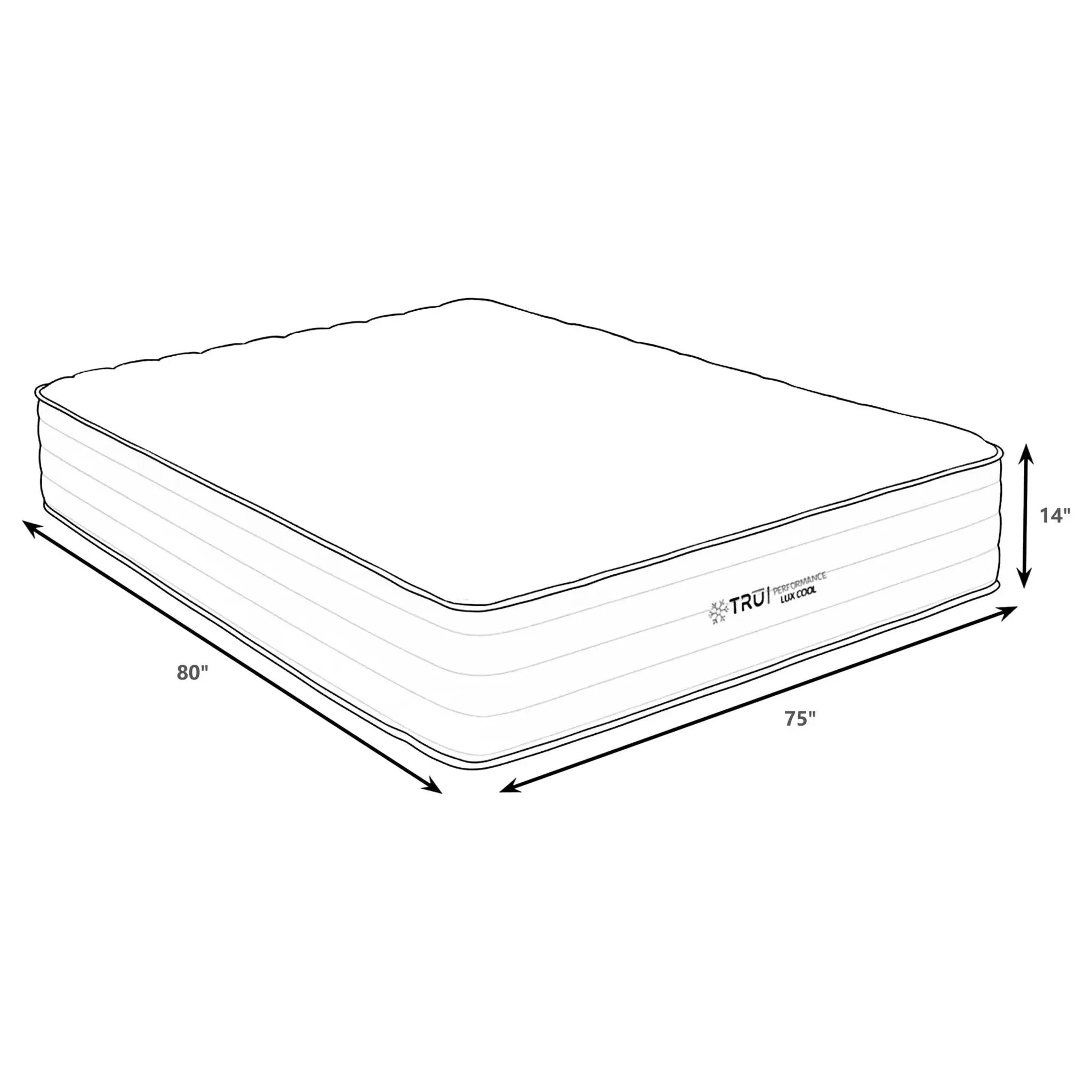 Montlake 14-inch Eastern King Cool Firm Foam Hybrid Mattress by Unique Piece Furniture