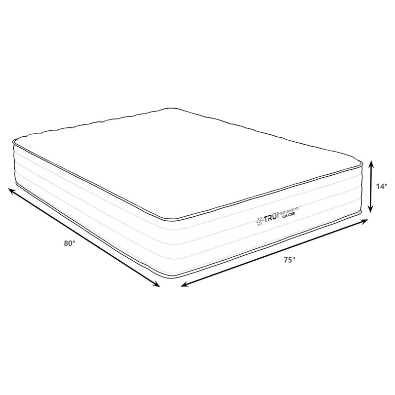 Montlake 14-inch Eastern King Cool Firm Foam Hybrid Mattress by Unique Piece Furniture
