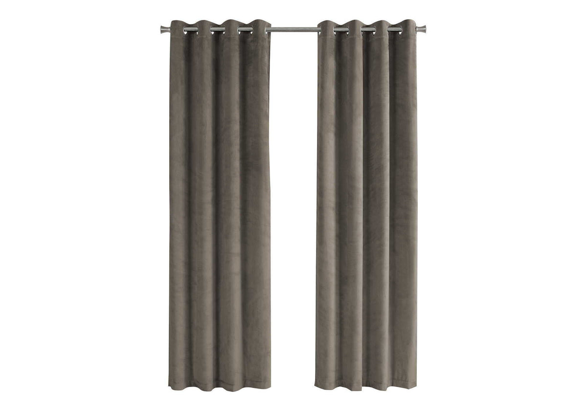 2 Pieces Set Room Darkening Curtain Panels with Grommet - Contemporary Style, photo 32 of 40