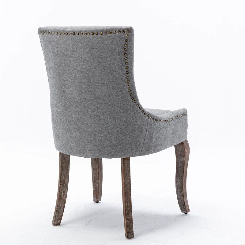 Ultra - Side Dining Chair, Nail Head (Set of 2) by HouseOfZazla