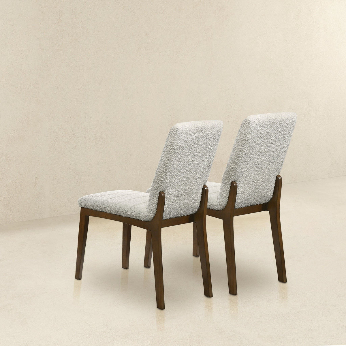 Modern Dining Chair Set with Solid Wood Base (Set of 2) - Orange or White, photo 18 of 27