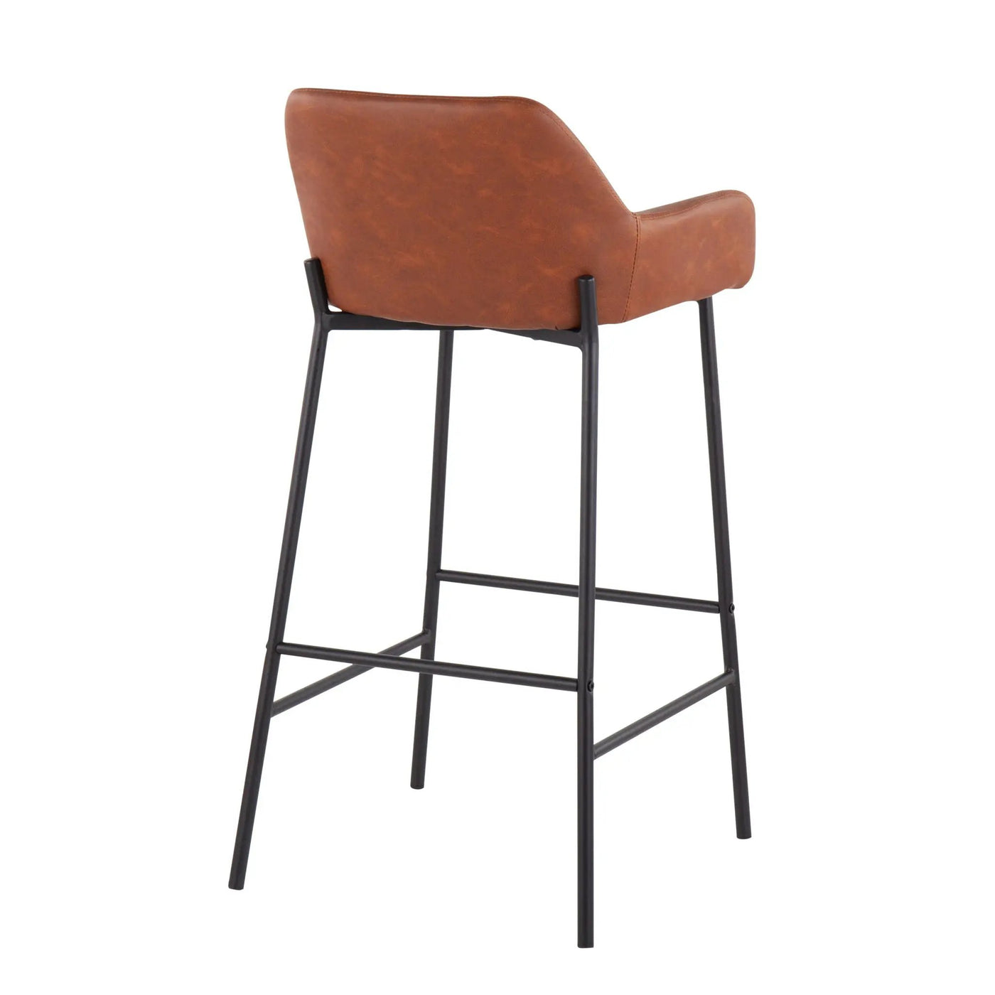 Daniella - Industrial Fixed Height Bar Stool (Set of 2) by HouseOfZazla