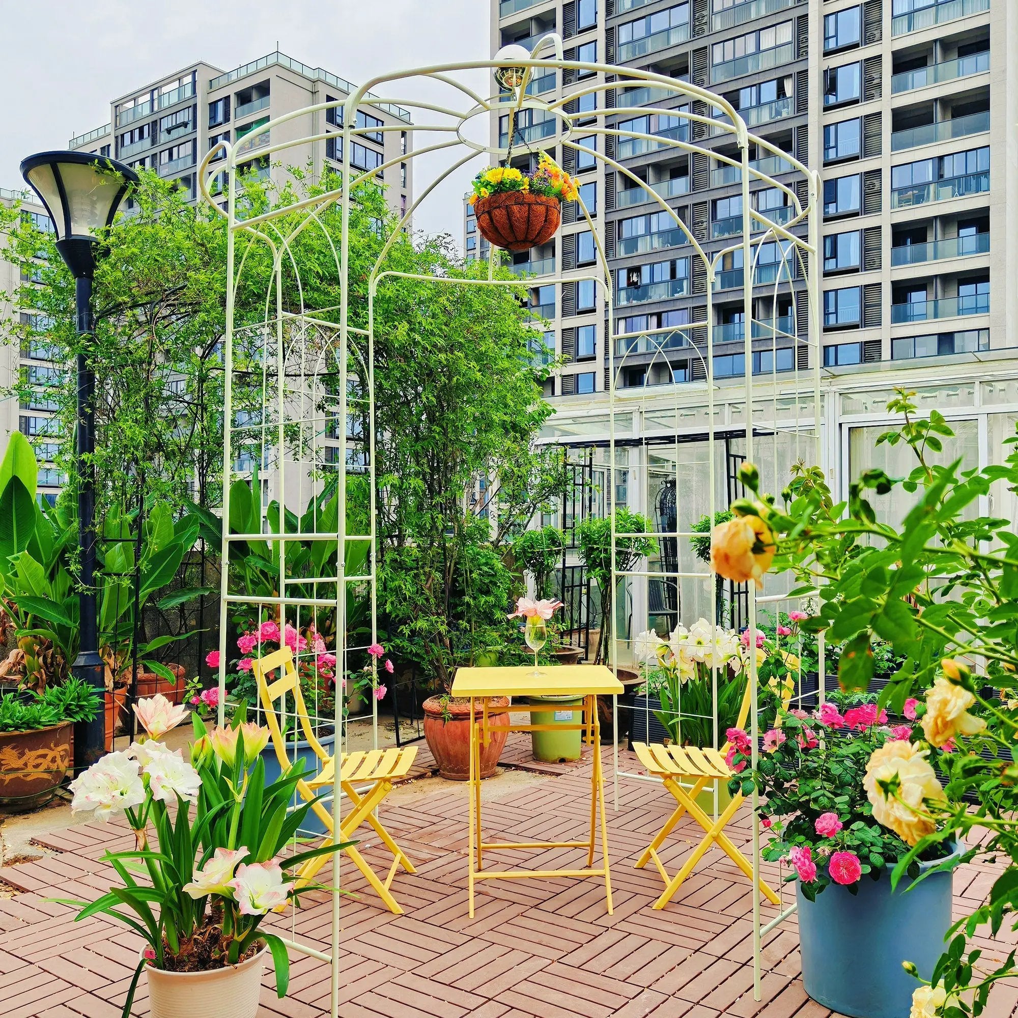 Metal Garden Arch by HouseOfZazla
