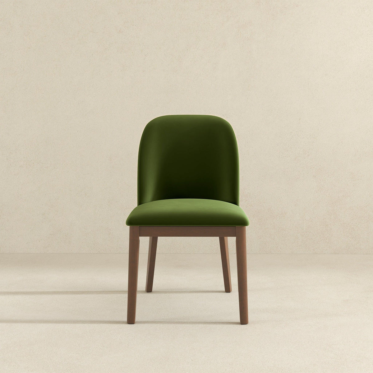 Comfort Dining Chair Set of 2 with Solid Wood Legs - Beige, Orange, Blue, Green, photo 35 of 40