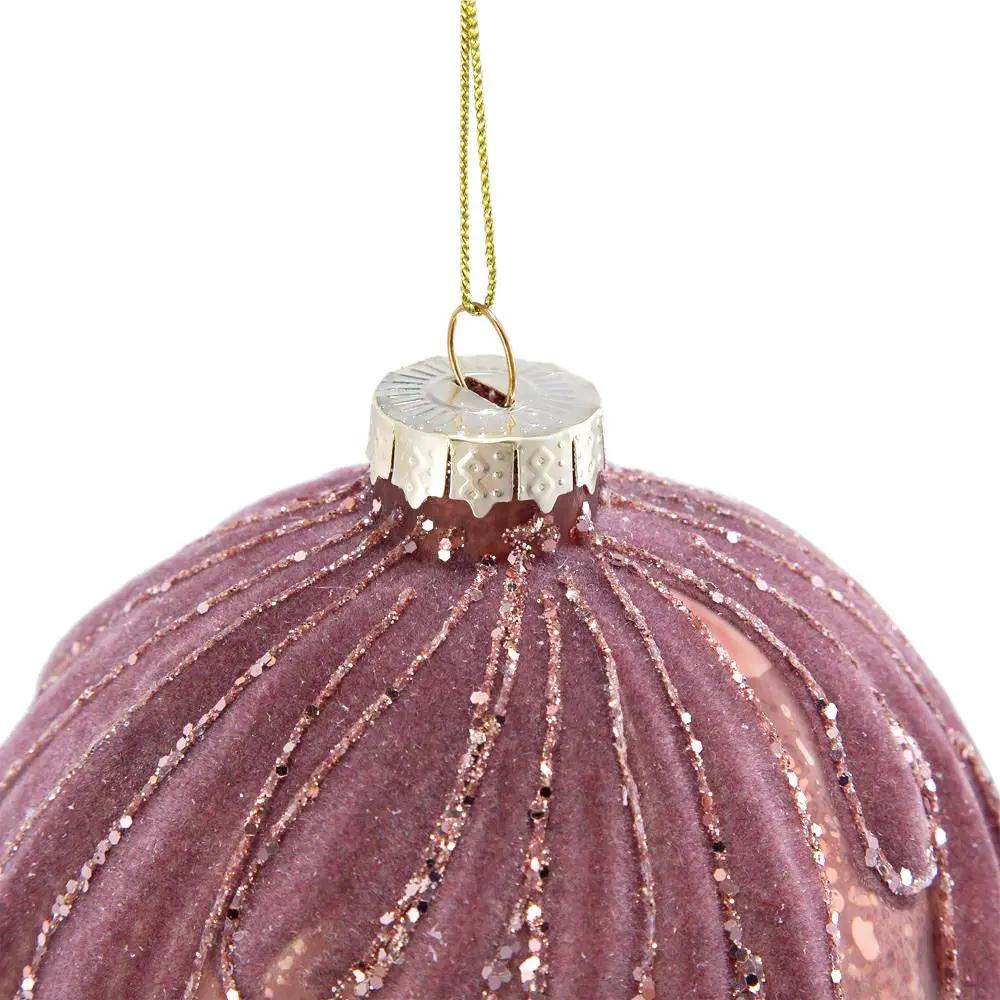 Decorative Hanging Glass Christmas Ball Ornaments - Set of 6 by HouseOfZazla