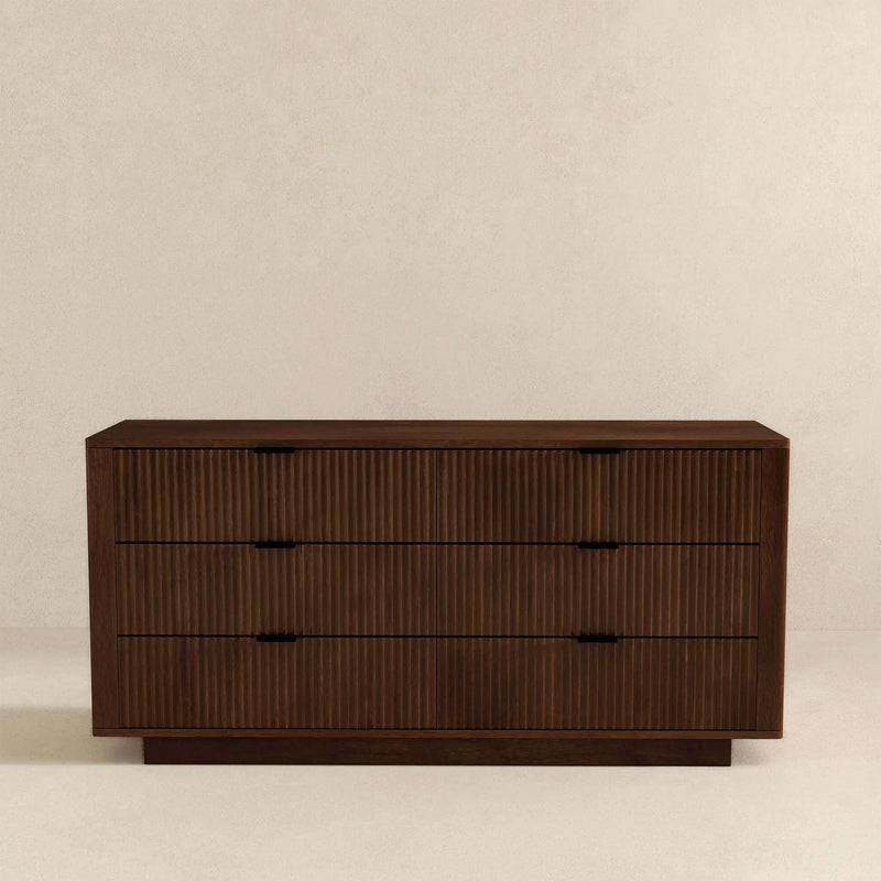 Lola - Dresser With 6 Drawers - Dark Brown by Unique Piece Furniture