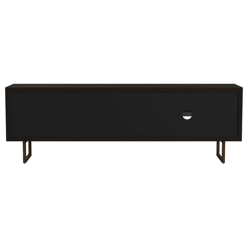 Marsden 2-door Mango Wood 70-inch TV Stand Charcoal Black by Unique Piece Furniture