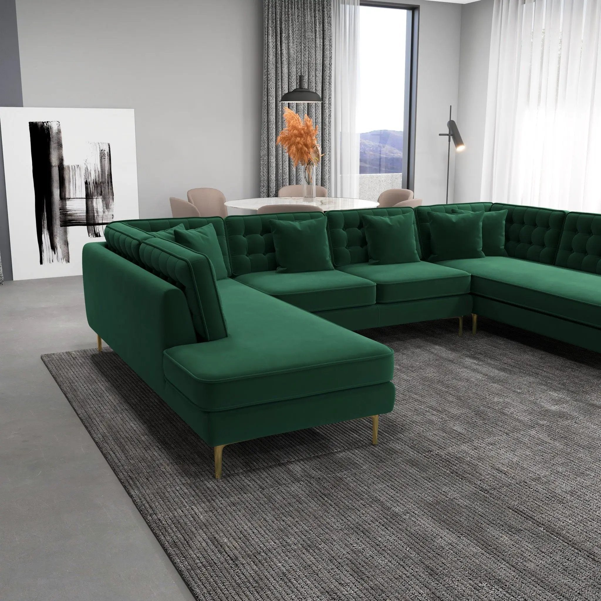 Brooke - Sectional Sofa by HouseOfZazla