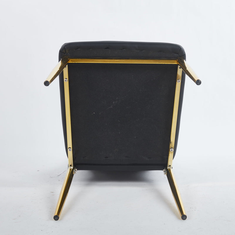 Dining Chair (Set of 4) - Golden Black by HouseOfZazla