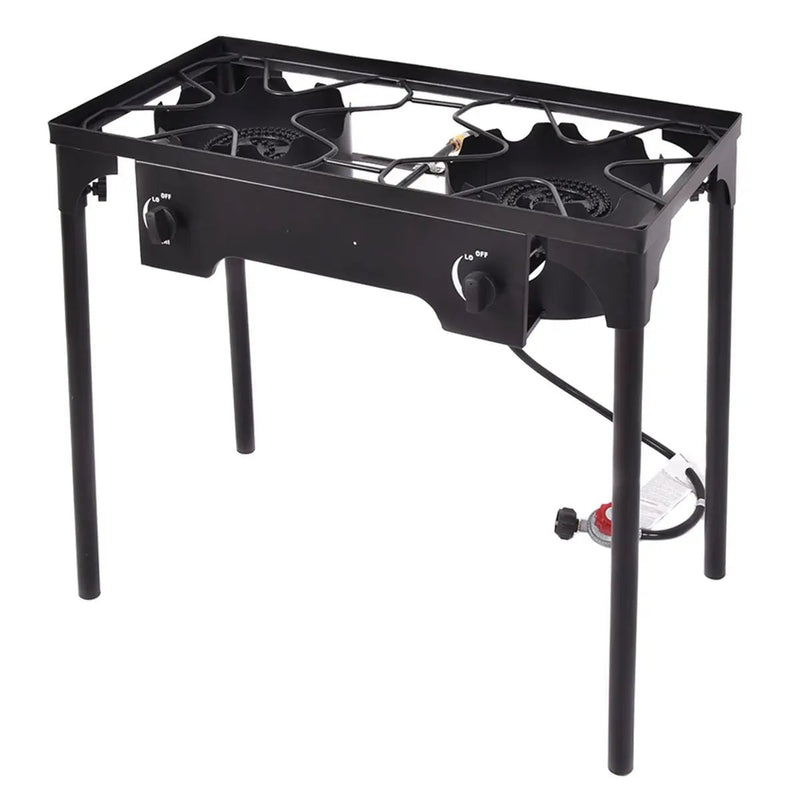 150000 BTU Double Burner Outdoor Stove BBQ Grill by DirectDeals