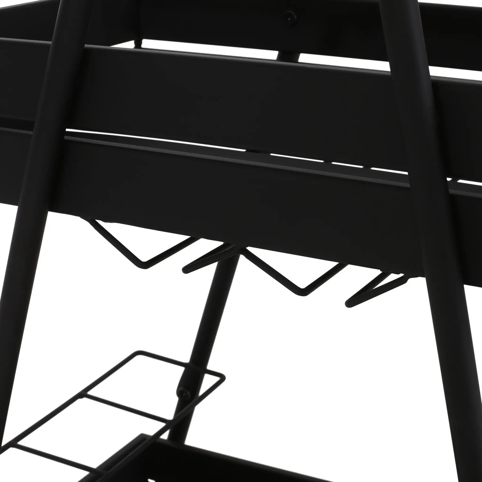 Modern Industrial Bar Cart by HouseOfZazla