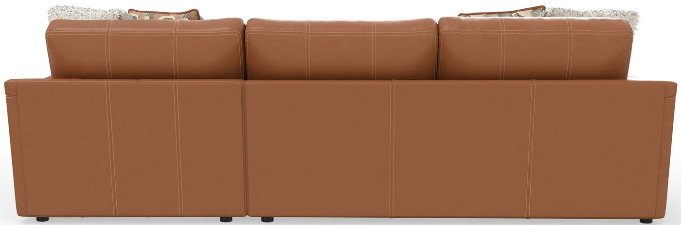 Minori - Italian Leather Sectional by Unique Piece Furniture