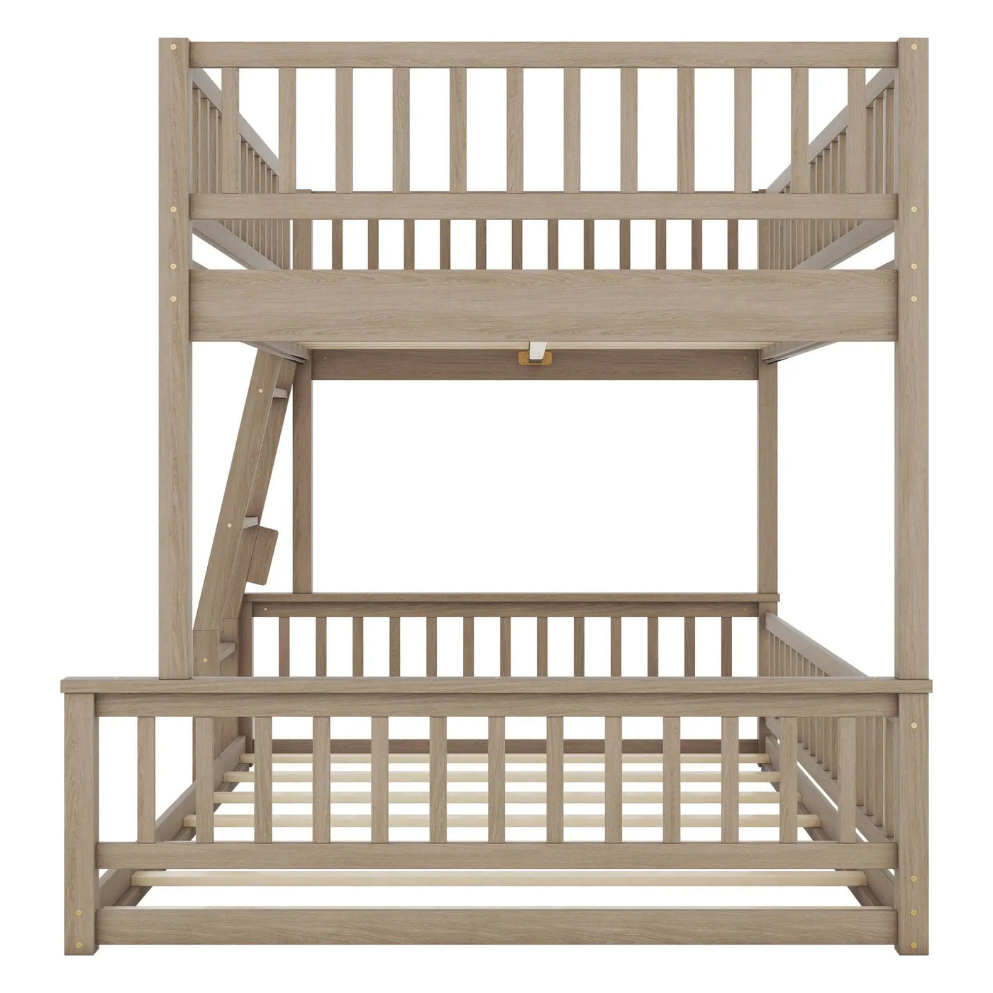 Bunk Bed With Ladder And Guardrails by HouseOfZazla