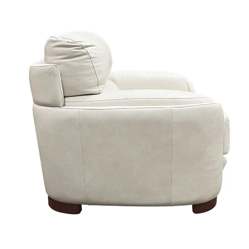 Edrice - Chair - Ivory Top Grain Leather by Unique Piece Furniture