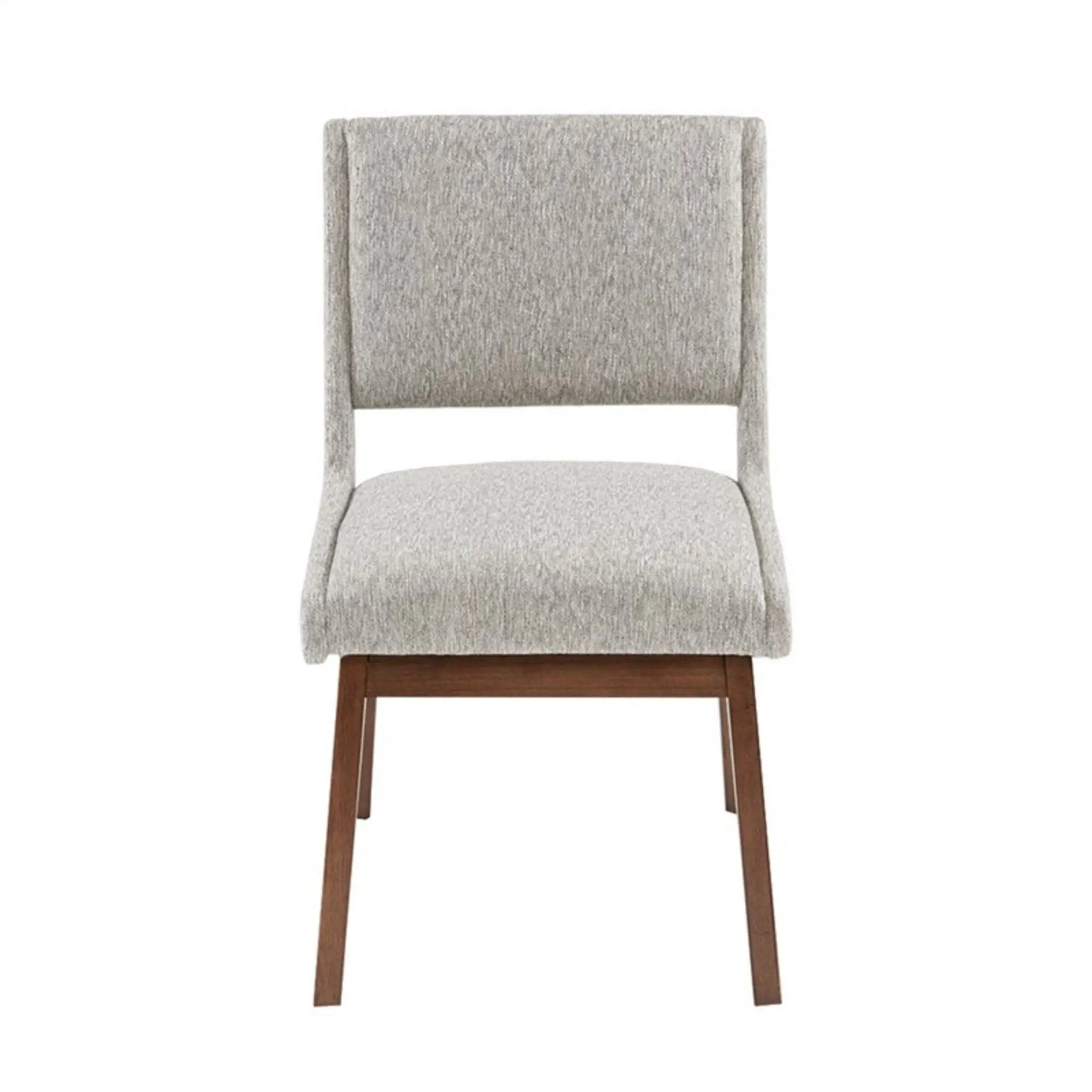 Boomerang - Dining Side Chair With Upholstered Cushions (Set of 2) - Light Gray by Unique Piece Furniture
