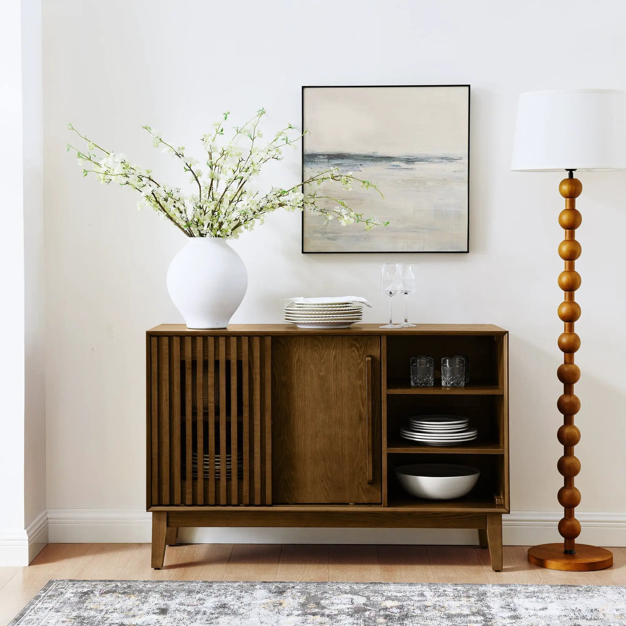 47.3" Sideboard Buffet Cabinet with Storage by HouseOfZazla