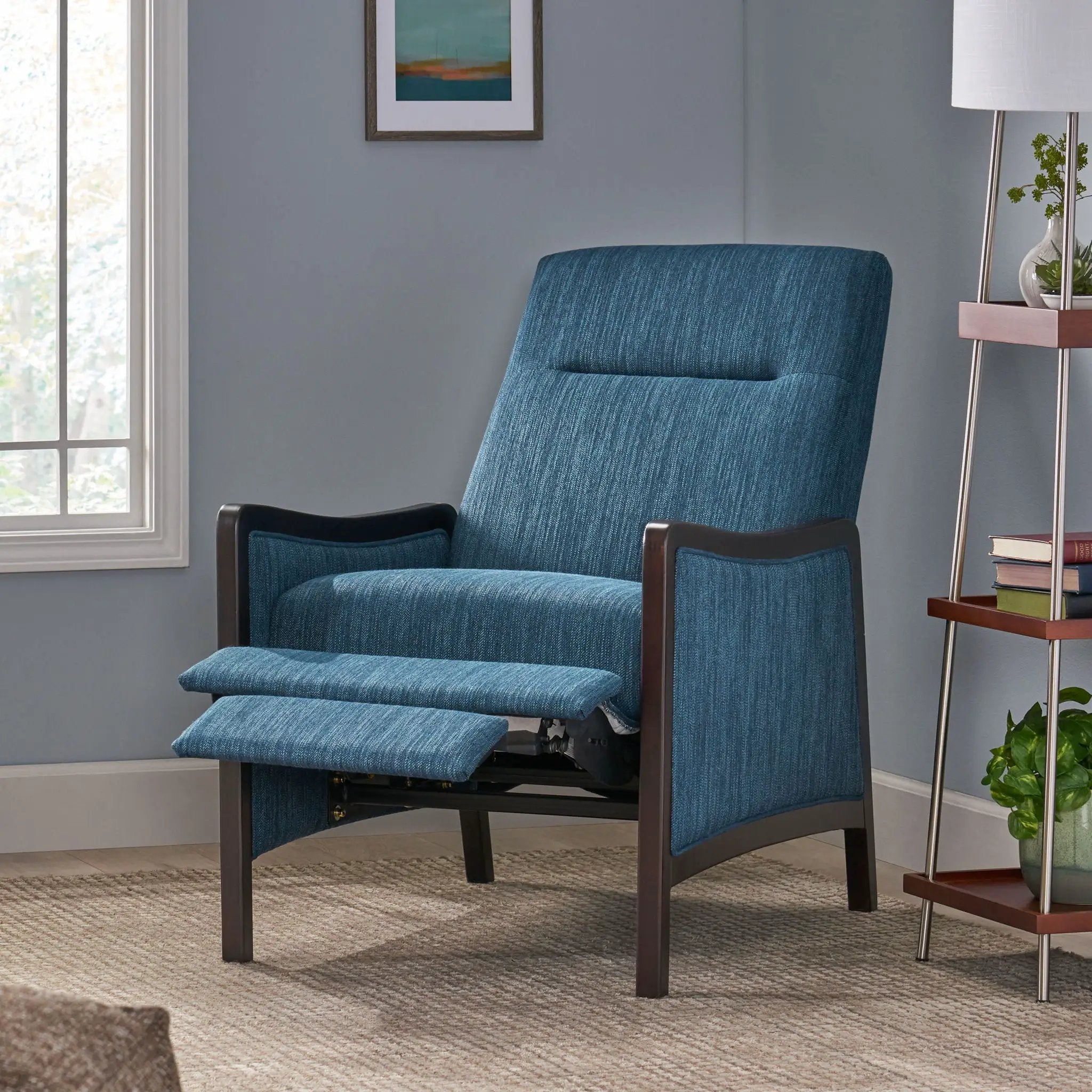 Drury - Contemporary Fabric Upholstered Pushback Recliner by Unique Piece Furniture