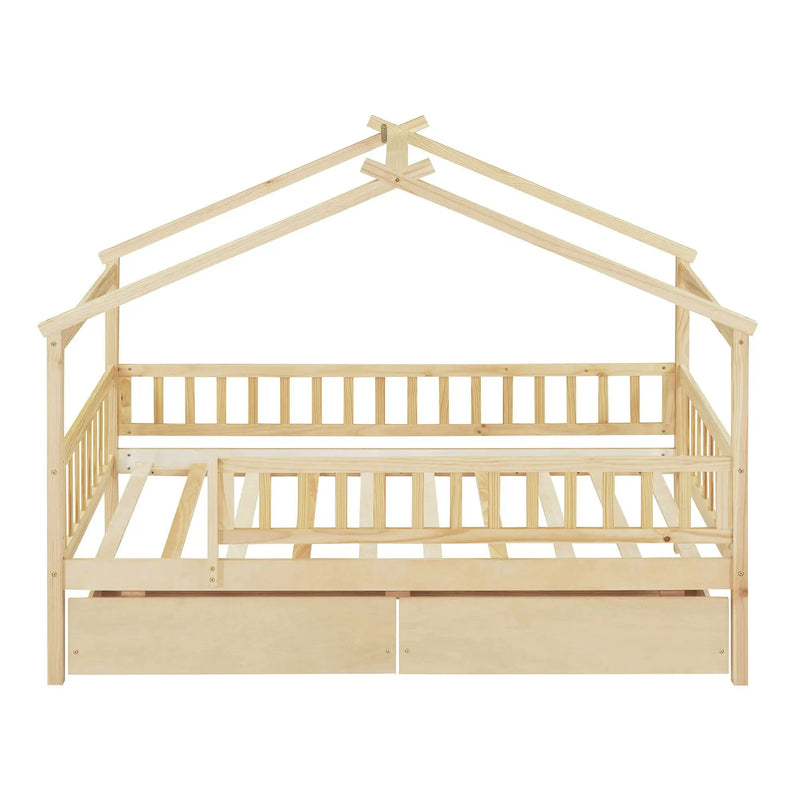House Bed With 2 Drawers by HouseOfZazla