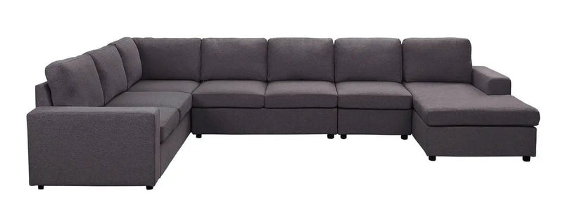 Tifton - 7 Seat Reversible Modular Sectional Sofa Chaise by HouseOfZazla