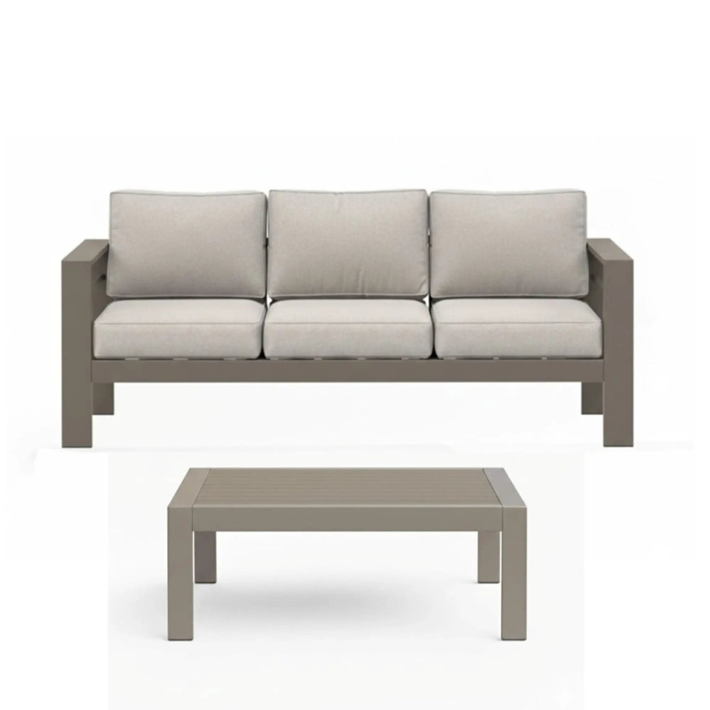 Outdoor Patio Set, All-Weather With Thick Cushions by HouseOfZazla